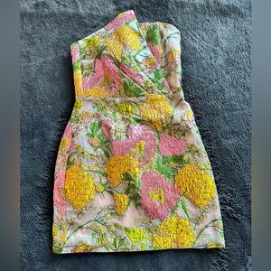 Elliatt Strapless Mini Floral Dress